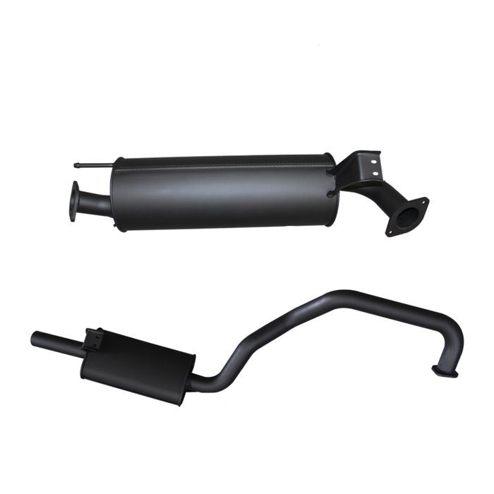Manta | 2.5″ Exhaust System from Extractors Back with Muffler/Muffler | Toyota LandCruiser FZJ105 4.5L Wagon 1998–2007
