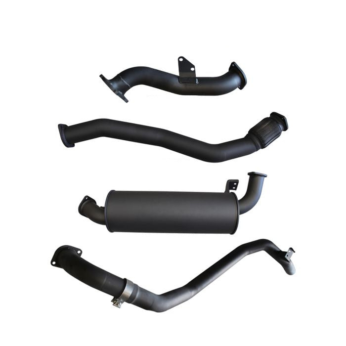 Manta | 3″ Turbo Back Exhaust System with Muffler | Toyota LandCruiser HDJ80 4.2L Turbo Diesel Wagon 1990–1997