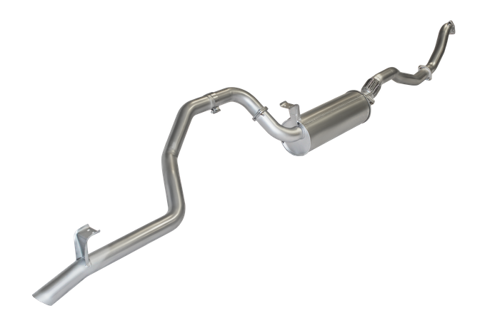 Manta | 3″ Turbo Back Exhaust System with Muffler | Toyota Landcruiser HZJ105 Wagon 4.2L 1HZ Garrett 3-Bolt Turbo 1998–2007