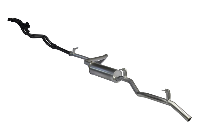 Manta | Extractors & 2.5″ Full Exhaust System | Toyota Landcruiser FZJ75 FZJ78 4.5L 1FZ Petrol Ute & Troop Carrier 1992–2006