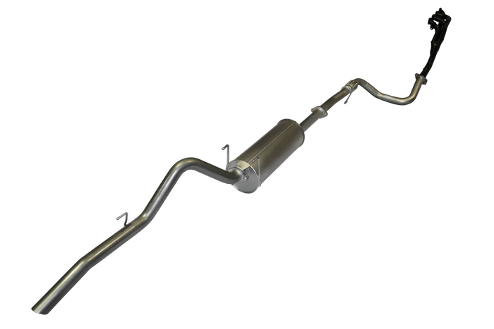 Manta | 2.5″ Full Exhaust System with Extractors | Toyota Hilux LN167 5L 3.0L Diesel Ute 1997–2005