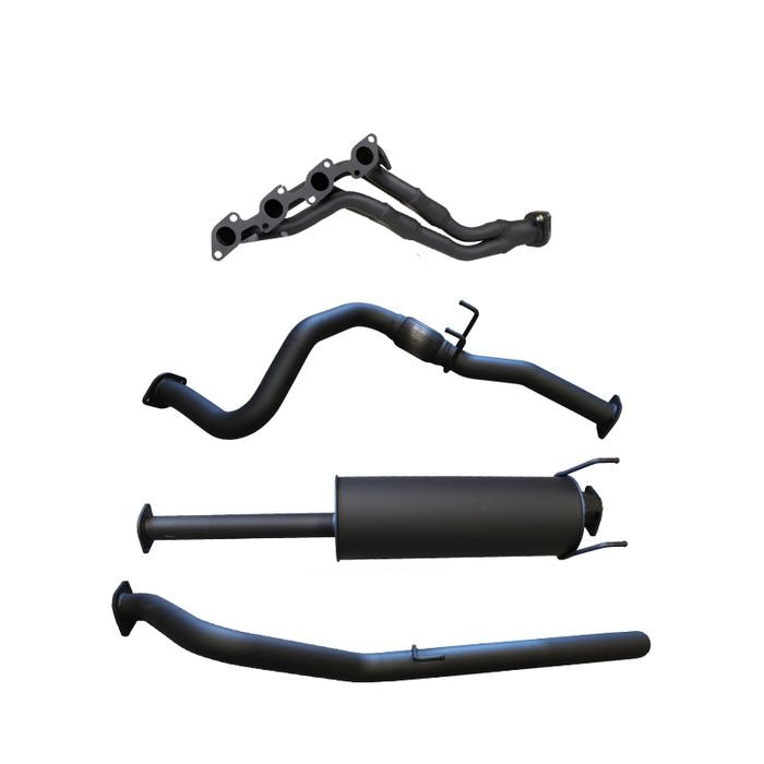 Manta | 2.5″ Full Exhaust System with Extractors | Toyota Hilux LN167 5L 3.0L Diesel Ute 1997–2005
