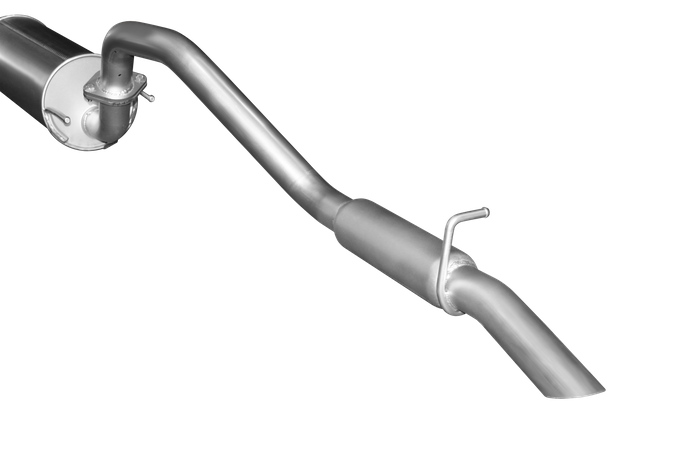 Manta | 2.5″ Cat Back Exhaust System with Centre Muffler & Rear Hotdog | Toyota Hilux N70 4.0L V6 Ute 2005–2017