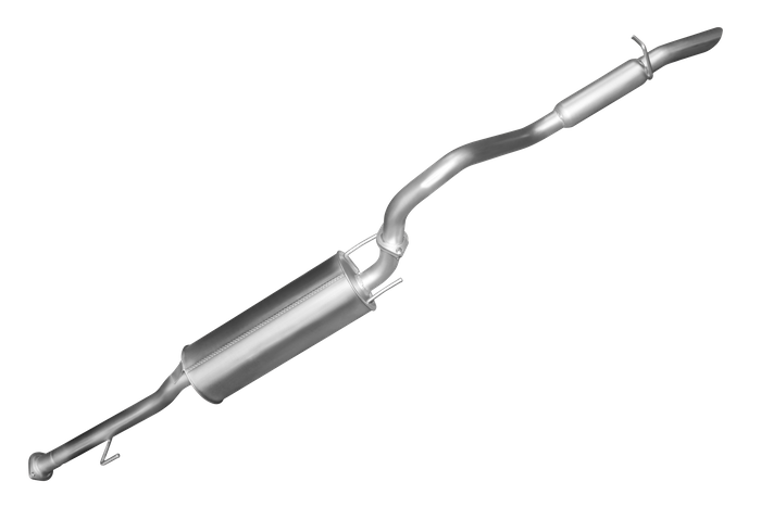 Manta | 2.5″ Cat Back Exhaust System with Centre Muffler & Rear Hotdog | Toyota Hilux N70 4.0L V6 Ute 2005–2017