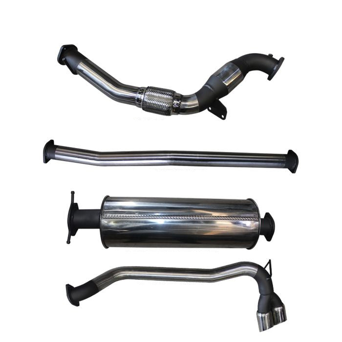 Manta | 3″ Turbo Back Exhaust with Cat Twin Tip Side Exit | Ford Ranger PX 3.2L CRD Ute 2011–2015