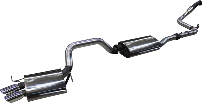 Manta - Ford Territory SUV SZ 2.7L V6 Turbo Diesel (2011-2016) - Full System - 3" Stainless Single Exhaust - with Cat - Twin Tip Exit