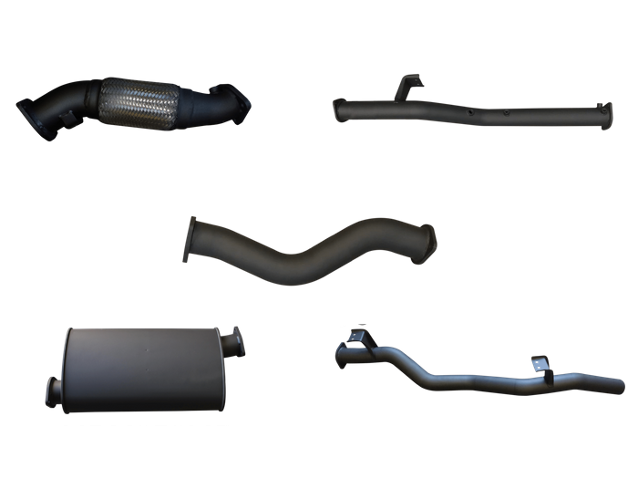 Manta | 3″ Turbo Back Exhaust Without Cat with Muffler | Toyota Landcruiser VDJ79 V8 Ute 2016–2025 (DPF Models)