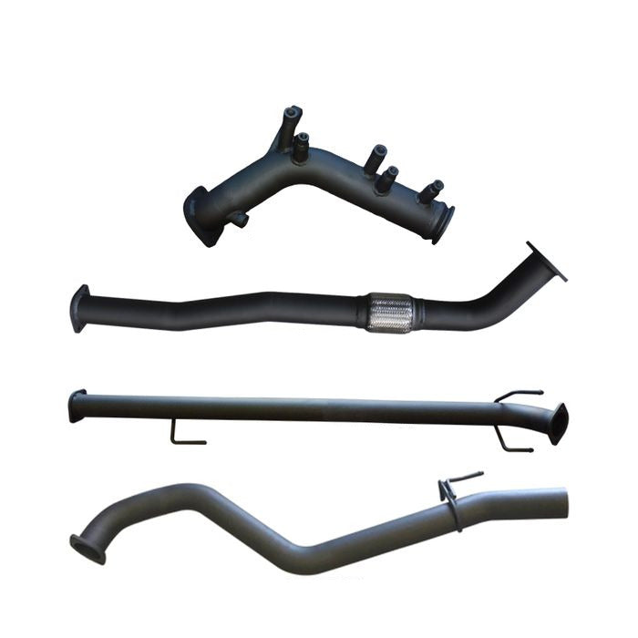 Manta | 3″ Turbo Back Exhaust System WOM (No Cat) | Toyota Hilux GUN126R 2.8L D4D Ute 2015–2025