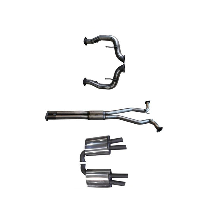 Manta | Twin 3″ Cat Back Exhaust System with Hotdog & Muffler | HSV VF Clubsport, GTS, Senator Sedan 6.2L V8 2013–2017