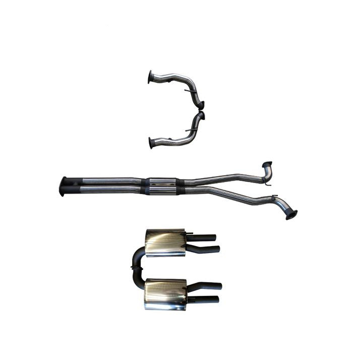 Manta | Twin 3″ Cat Back Exhaust System with Mufflers | HSV VF Maloo V8 Ute 2013–2017