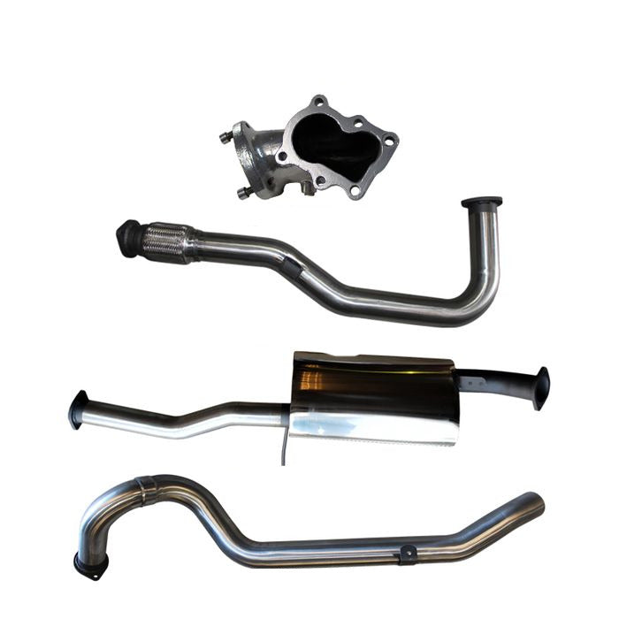Manta | 3″ Turbo Back Exhaust with Centre Muffler | Nissan Patrol GU 4.2L Turbo Diesel Ute & Wagon 1988–2006