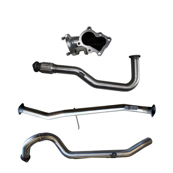 Manta | 3″ Turbo Back Exhaust with Centre Pipe Only | Nissan Patrol GU 4.2L Turbo Diesel Ute & Wagon 1988–2006