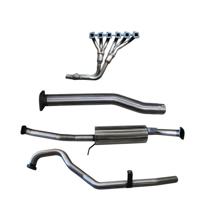 Manta | 2.5″ Full Exhaust System with Extractors | Nissan Patrol GQ 4.2L TD42 Diesel & TB42 Petrol Wagon Ute 1988–1999
