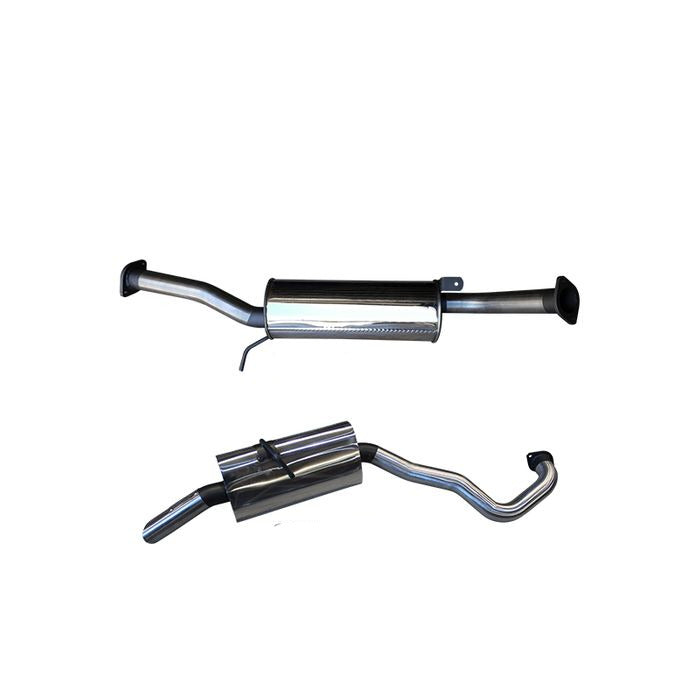 Manta | 2.5″ Cat Back Exhaust with Twin Mufflers | Nissan Patrol GU 4.5L TB45 Petrol Wagon 1997–2001