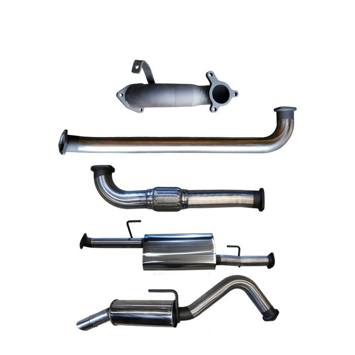 Manta | 3″ Turbo Back Exhaust System Without Cat & Rear Muffler | Nissan Navara D40 2.5L Turbo Diesel Manual Ute 2005–2007