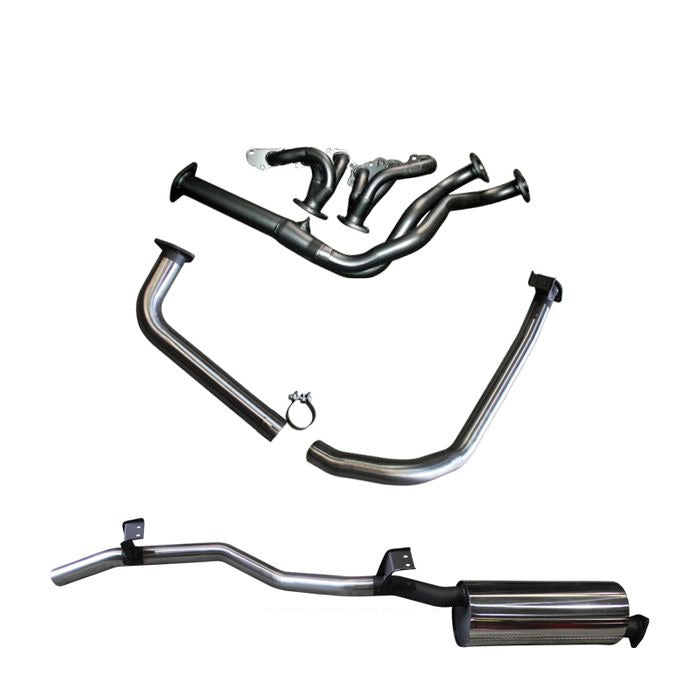 Manta | 2.5″ Full Exhaust System with Extractors | Toyota LandCruiser FZJ75 & FZJ78 4.5L Ute & Troop Carrier 1992–2006