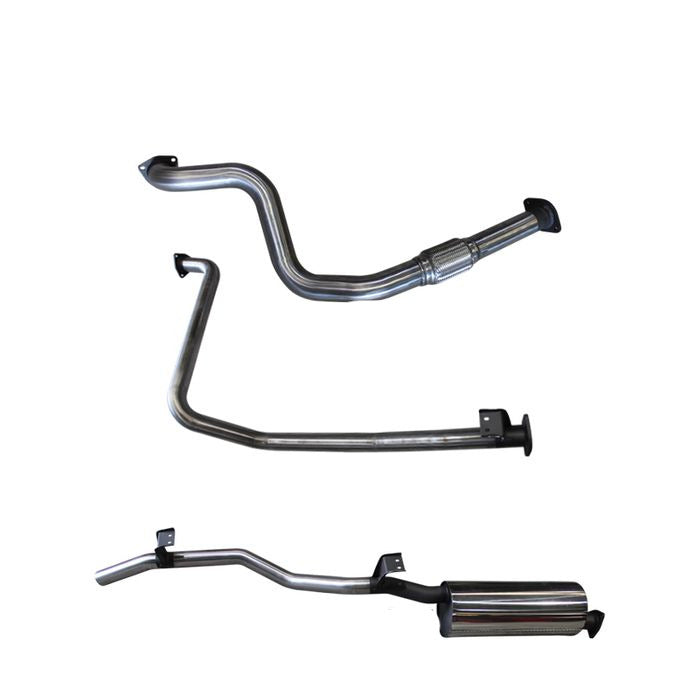 Manta | 2.5″ Manifold Back Exhaust | Toyota Landcruiser HZJ79 4.2L 1HZ Diesel Ute 1999–2006