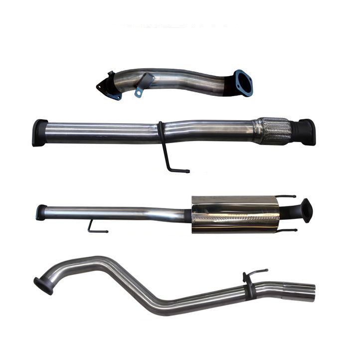 Manta | 3″ Turbo Back Exhaust System with Muffler (No Cat) | Toyota Hilux KUN26R 3.0L D4D Ute 2005–2015