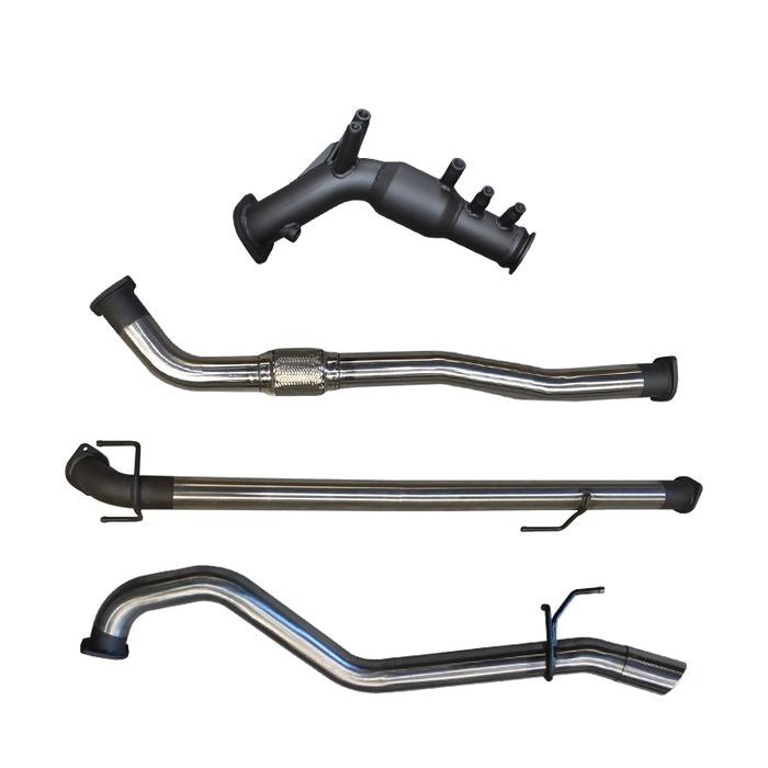 Manta | 3″ Turbo Back Exhaust System WOM with Cat | Toyota Hilux GUN126R 2.8L D4D Ute 2015–2025