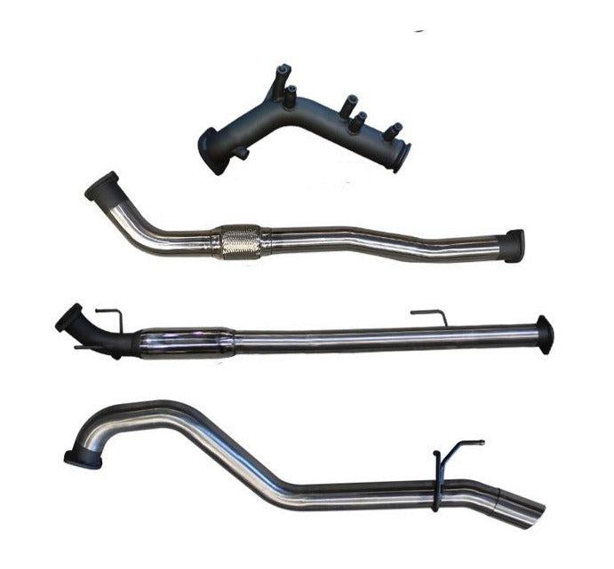 Manta | 3″ Turbo Back Exhaust System without Cat with Hotdog | Toyota Hilux GUN126R 2.8L D4D Ute 2015–2025