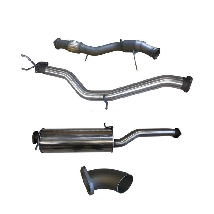 Manta | 3in Turbo Back Exhaust System Standard Exit | Volkswagen Amarok 2.0L Bi-Turbo Ute 2011–2012 (Early Model)