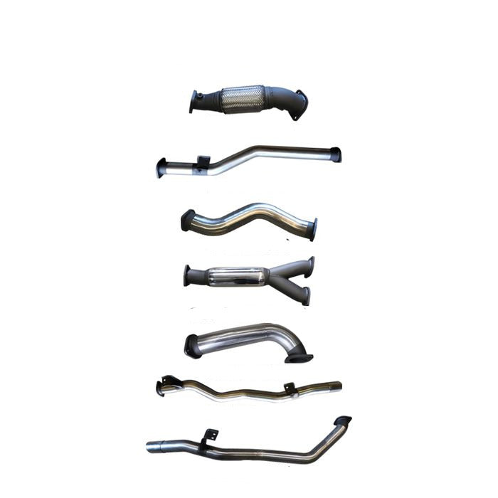 Manta | Twin 3″ Turbo Back Exhaust with Hotdog No Cat | Toyota Landcruiser VDJ79 Dual Cab V8 Ute 2012–2016