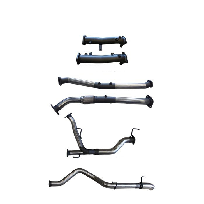 Manta | 2.5″ Turbo Back without Cats with Rear Muffler Dump Tip | Toyota Landcruiser VDJ200 4.5L V8 Diesel Wagon 2015–2021