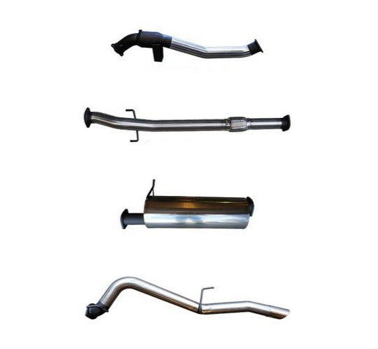 Manta | 3″ Turbo Back Exhaust System with Cat & Muffler | Mitsubishi Triton MQ MR 2.4L Turbo Diesel Ute 2015–2023