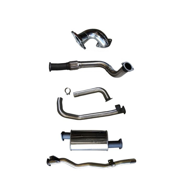 Manta | 3″ Turbo Back Exhaust System to Suit CT26 Turbo | Toyota Landcruiser HZJ78 4.2L 6cyl Troop Carrier 1990–2006