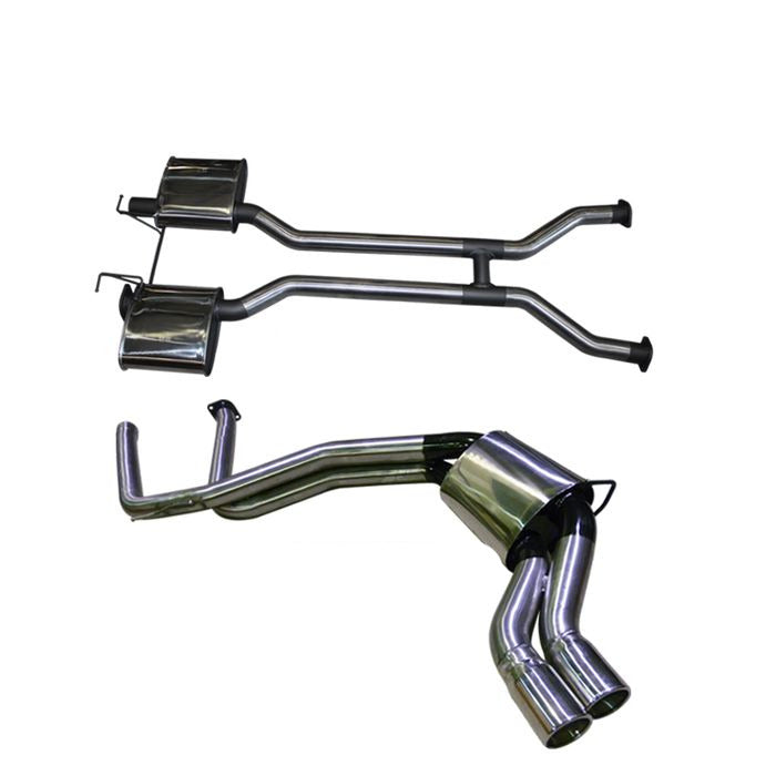 Manta | Twin 2.5" Cat Back Exhaust System | Ford Falcon AU 5.0L V8 Sedan IRS 1998–2002