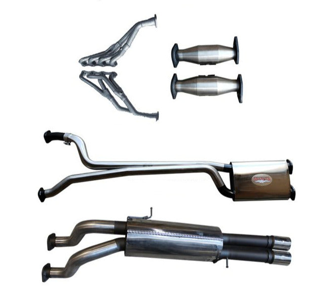 Manta | Twin 2.5" Full System with Extractors Muffler/Muffler | Ford Falcon AU 5.0L V8 Ute (including XR8) 1998–2002