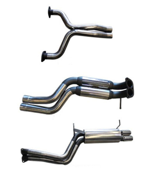 Manta | Twin 2.5″ Cat Back Exhaust System with Hotdog Muffler | Ford Falcon FG XR8 5.4L V8 Sedan 2008–2010
