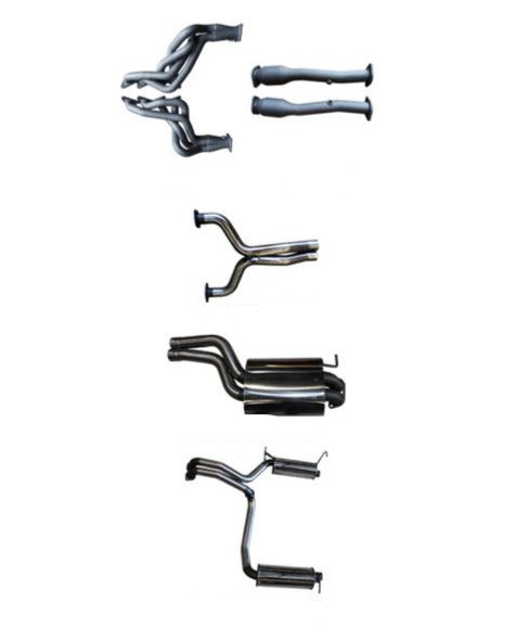 Manta | Twin 2.5″ Full System with Extractors Muffler/Muffler | Ford Falcon FG GT 5.0L V8 Sedan 2010–2016