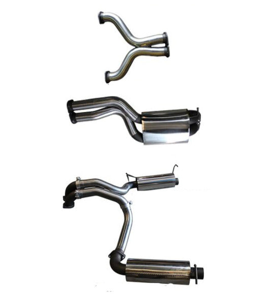 Manta | Twin 3″ Cat Back Exhaust System with Muffler/Muffler | Ford Falcon FG GT 5.0L V8 Sedan 2008–2016