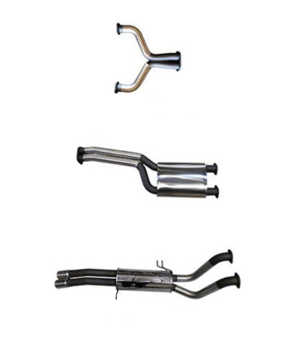 Manta | Twin 2.5″ Cat Back Exhaust System with Muffler/Muffler | Ford Falcon FG V8, FPV GS Ute 2008–2014