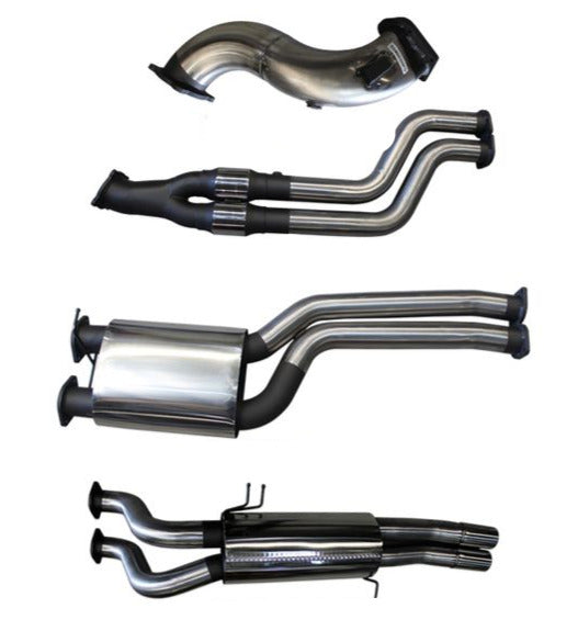 Manta | Twin 3″ Turbo Back Exhaust System | Ford FG XR6 Turbo FPV F6 Ute 4.0L 2008–2016