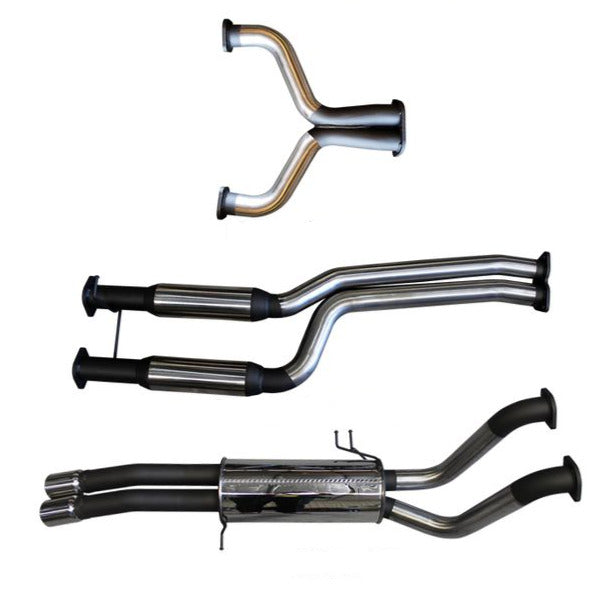 Manta | Twin 2.5″ Cat Back Exhaust System with Hotdog/Muffler | Ford Falcon FG V8, FPV GS Ute 2008–2014