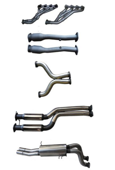 Manta | Twin 3″ Full Exhaust System with Extractors, Hotdog/Muffler | Ford Falcon FG XR8 5.4L V8 Ute 2008–2010, FPV GS/Pursuit 5.4L/5.0L V8 Ute 2008–2014