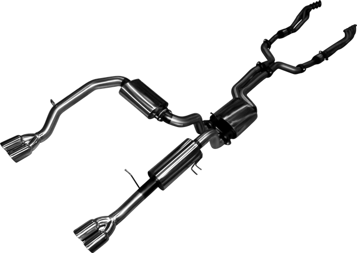 Manta | Twin 3″ Full Exhaust System with Extractors, Muffler/Muffler | Ford Falcon FG 5.4L XR8 Ute 2008–2010, FPV GS/Pursuit 5.4L/5.0L V8 Ute 2008–2014