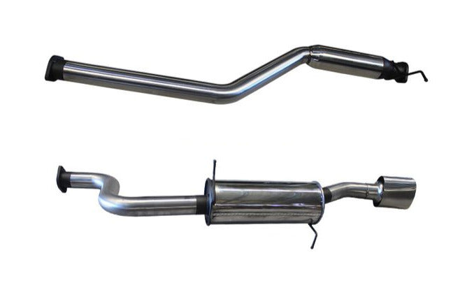 Manta | 2.5" Cat Back Exhaust System with Hotdog/Muffler | Ford Falcon BA BF FG FG-X XR6 4.0L 6Cyl Ute 2002–2016