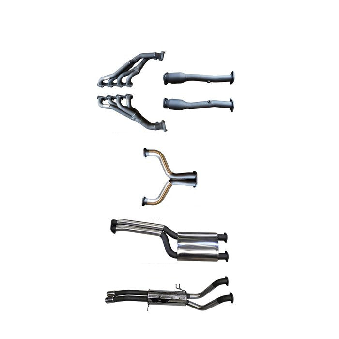 Manta | Twin 2.5" Full Exhaust System with Extractors & Muffler/Muffler | Ford Falcon BA BF 5.4L BOSS V8 XR8 & FPV Ute 2002–2008