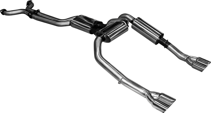 Manta | Twin 3" Cat Back Exhaust System with Muffler/Muffler | Ford Falcon BA BF 5.4L V8 Ute & FPV Pursuit 2002–2008