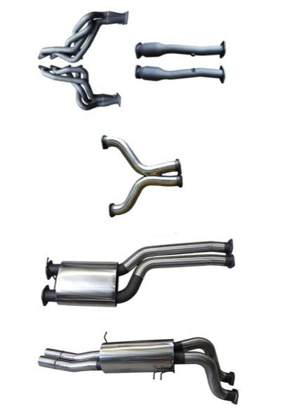 Manta | Twin 3″ Full Exhaust System with Extractors & Mufflers | FPV GS Pursuit 5.0L V8 Ute FG 2010–2014