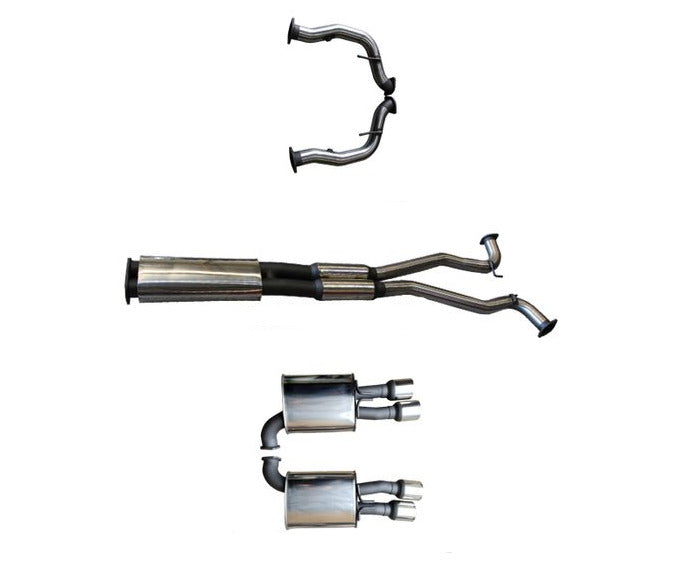 Manta | Twin 3″ Cat Back Exhaust System Muffler & Muffler | HSV VE E2 6.2L V8 Sedan Wagon 2009–2010