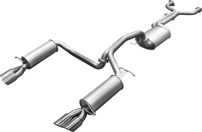 Manta | Twin 2.5" L & R Cat Back Exhaust System with Muffler/Muffler | Ford Falcon BA BF V8 Sedan & FPV GT 2002–2008
