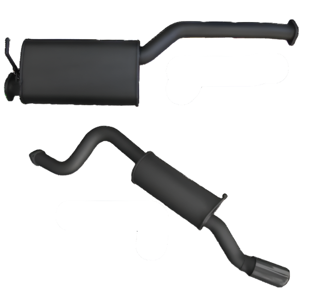 Manta | 2.5" Cat Back Exhaust System with Muffler/Muffler | Ford Falcon BA BF FG FG-X XR6 4.0L 6Cyl Ute 2002–2016