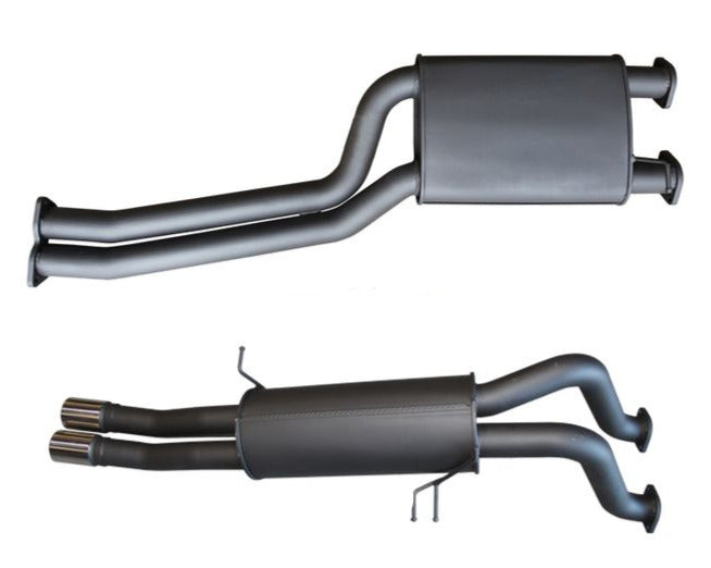Manta | Twin 2.5″ Cat Back Exhaust System | Ford Falcon XR6 Turbo 4.0L Ute 2002–2008