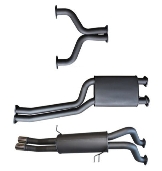 Manta | Twin 2.5" Dual Cat Back Exhaust System with Muffler/Muffler | Ford Falcon BA BF V8 Ute & FPV Pursuit 2002–2008