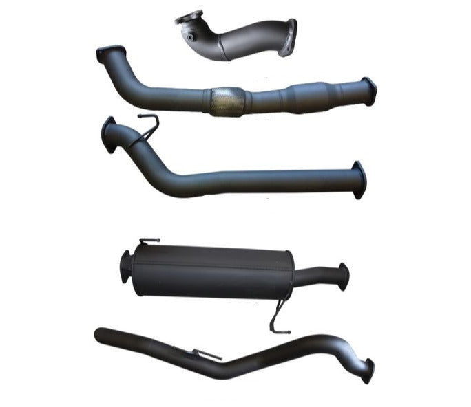 Manta | 3in Turbo Back with Cat & Muffler | Holden Colorado RC 3.0L LWB Cab Chassis 2010–2012