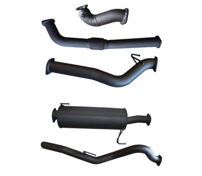 Manta | 3in Turbo Back No Cats with Muffler | Holden Colorado RC 3.0L SWB 2010–2012